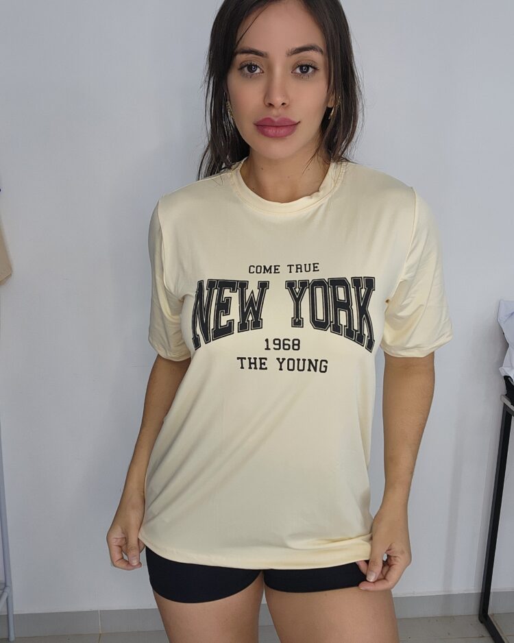 Oversized Drifit Bege New York