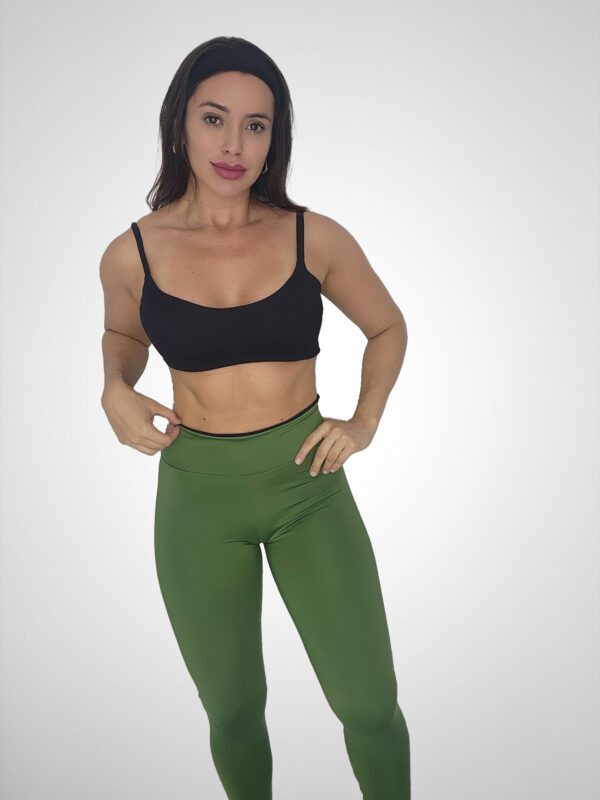 Conjunto Calça Poliamida premium Verde/Preto - Imagem 2
