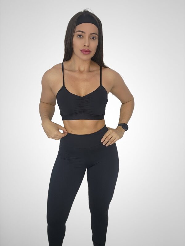 Conjunto Calça Poliamida Empina Preto